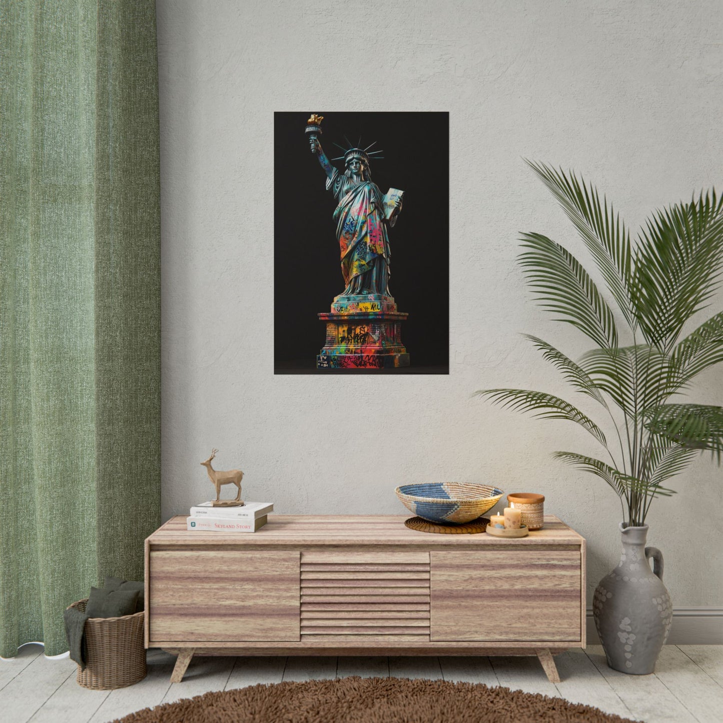 Sculpture Graffiti - Wall Art Poster – Bold Urban Abstract Design