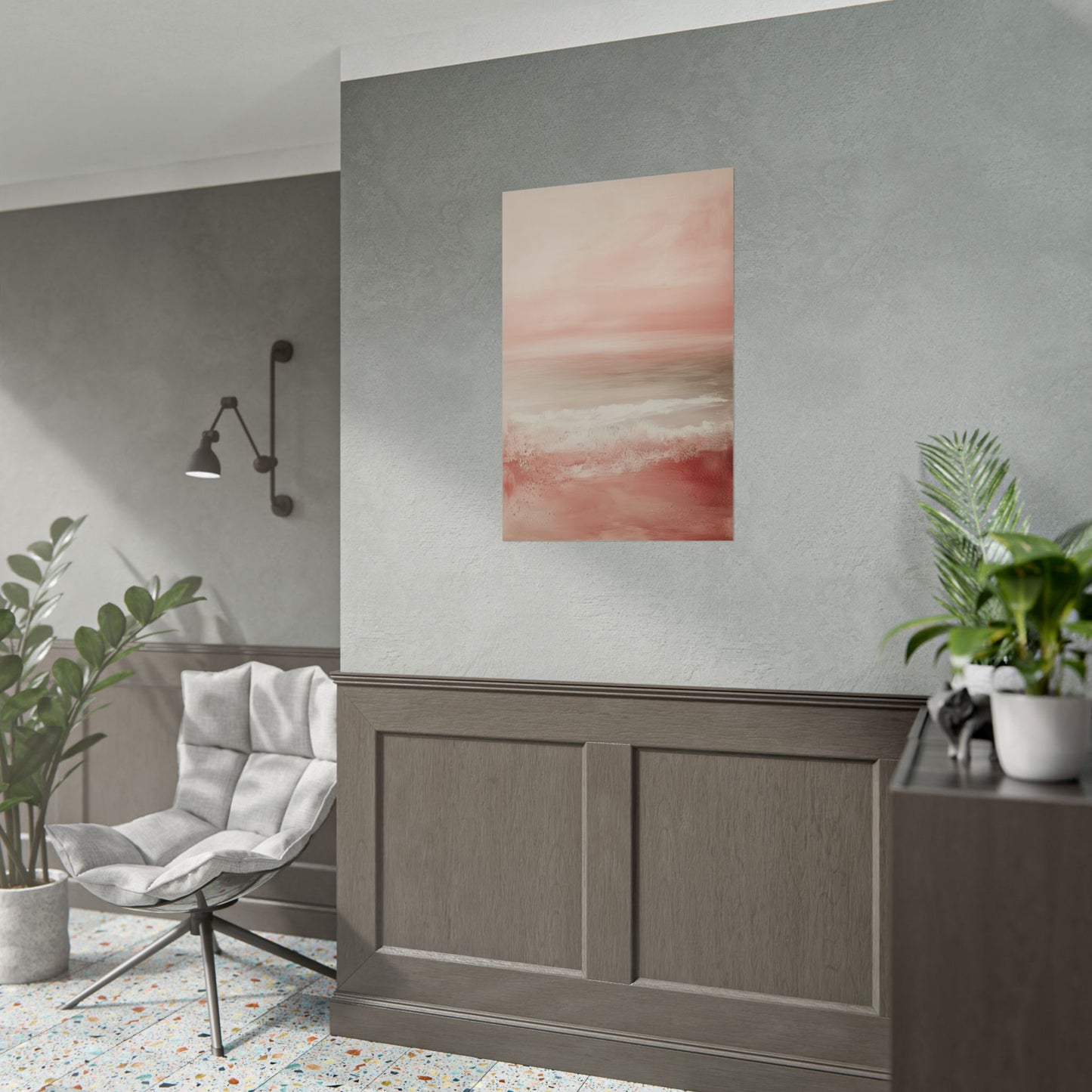Modern Wall Art Poster Tranquil Beach Vibes (20022)