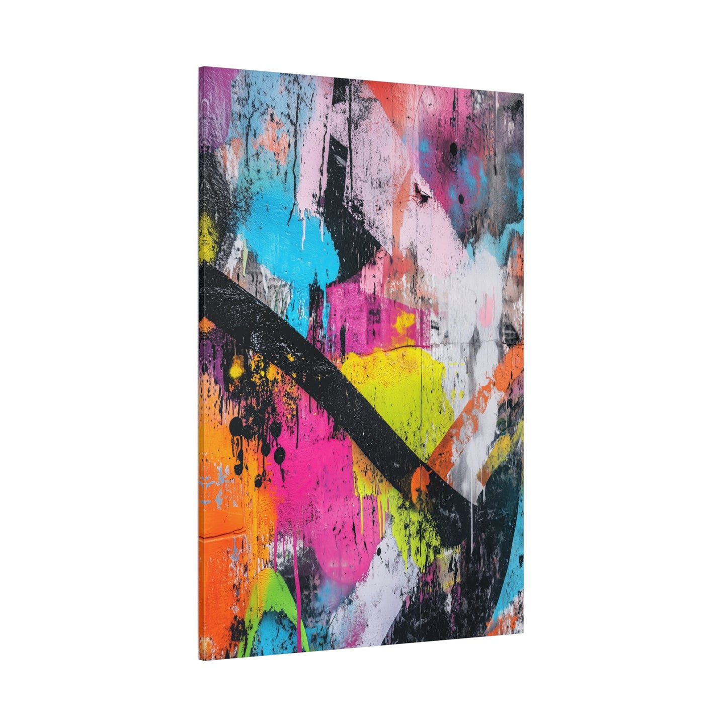 Modern Street Art Canvas – Bold Urban Wall Street Art Print