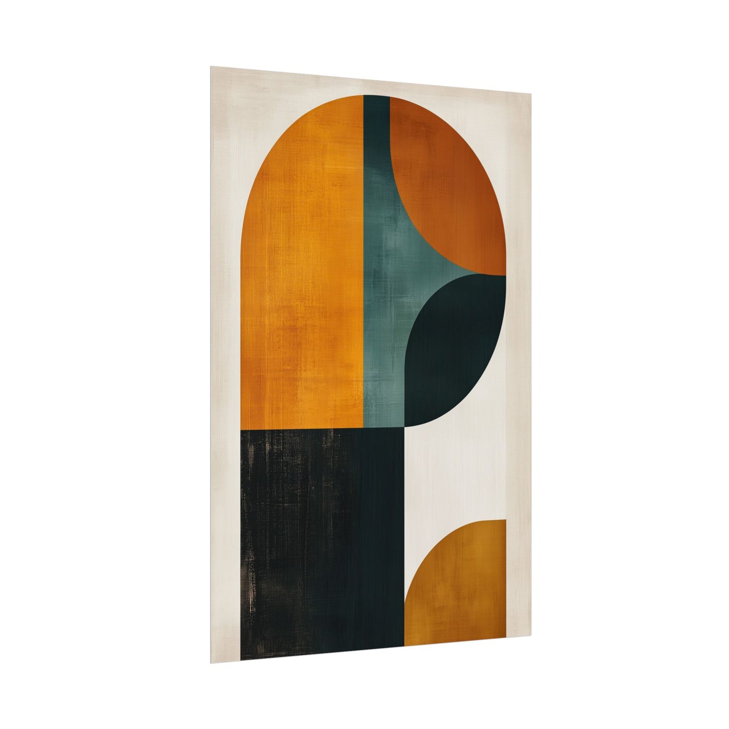 Mid-Century Modern Poster – Geometric Vintage Wall Art (20003)