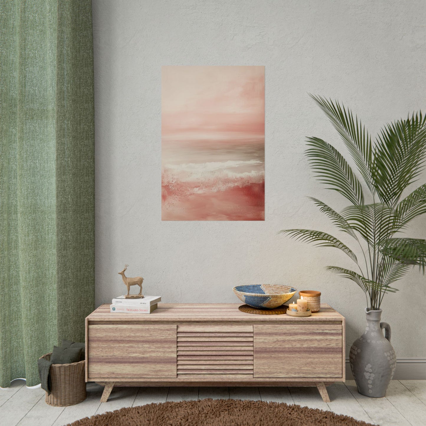 Modern Wall Art Poster Tranquil Beach Vibes (20022)