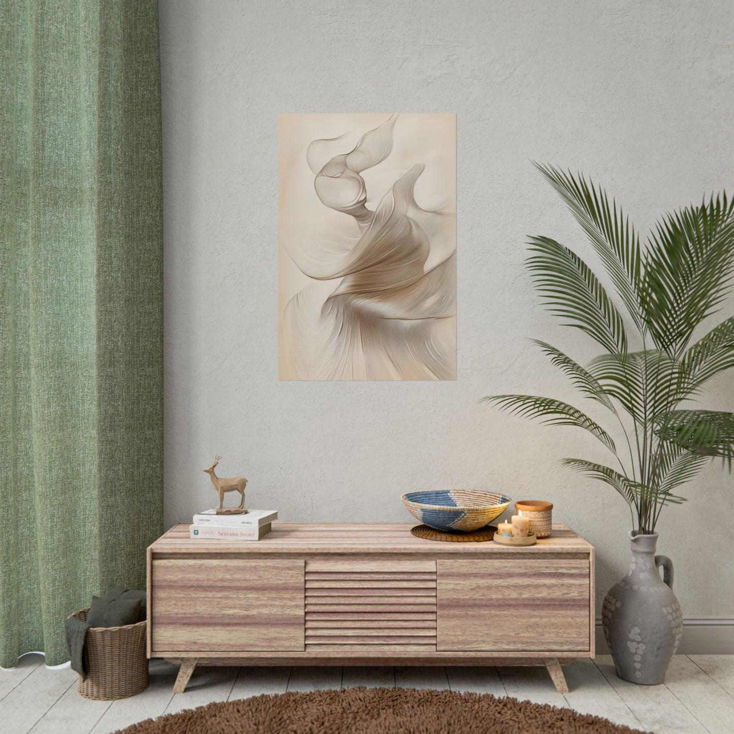 Salvador Dali Inspired Modern Wall Art Poster Ethereal Serenity (20000)