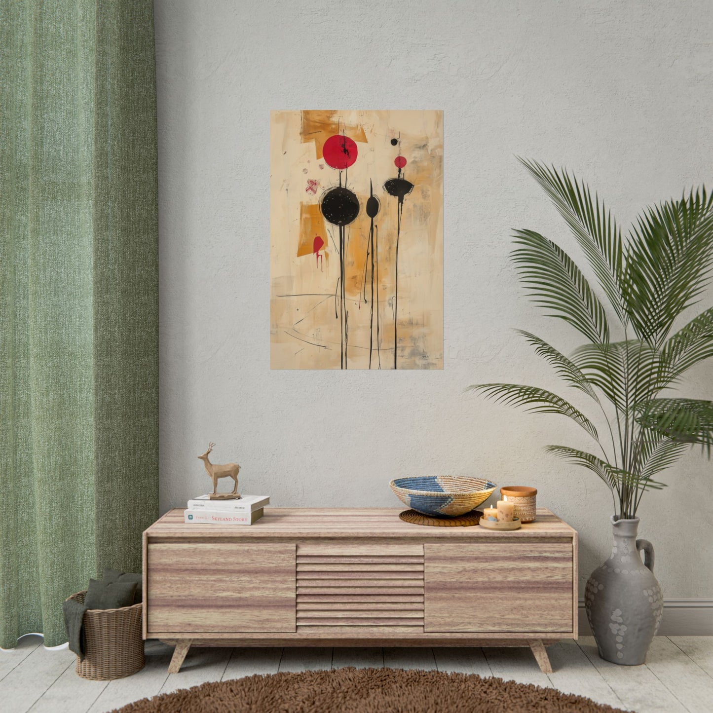 Modern Wall Art Poster Festive Dreamscape (20023)