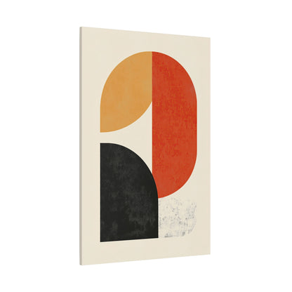 Mid-Century Modern Art Print – Geometric Abstract Canvas (20001)