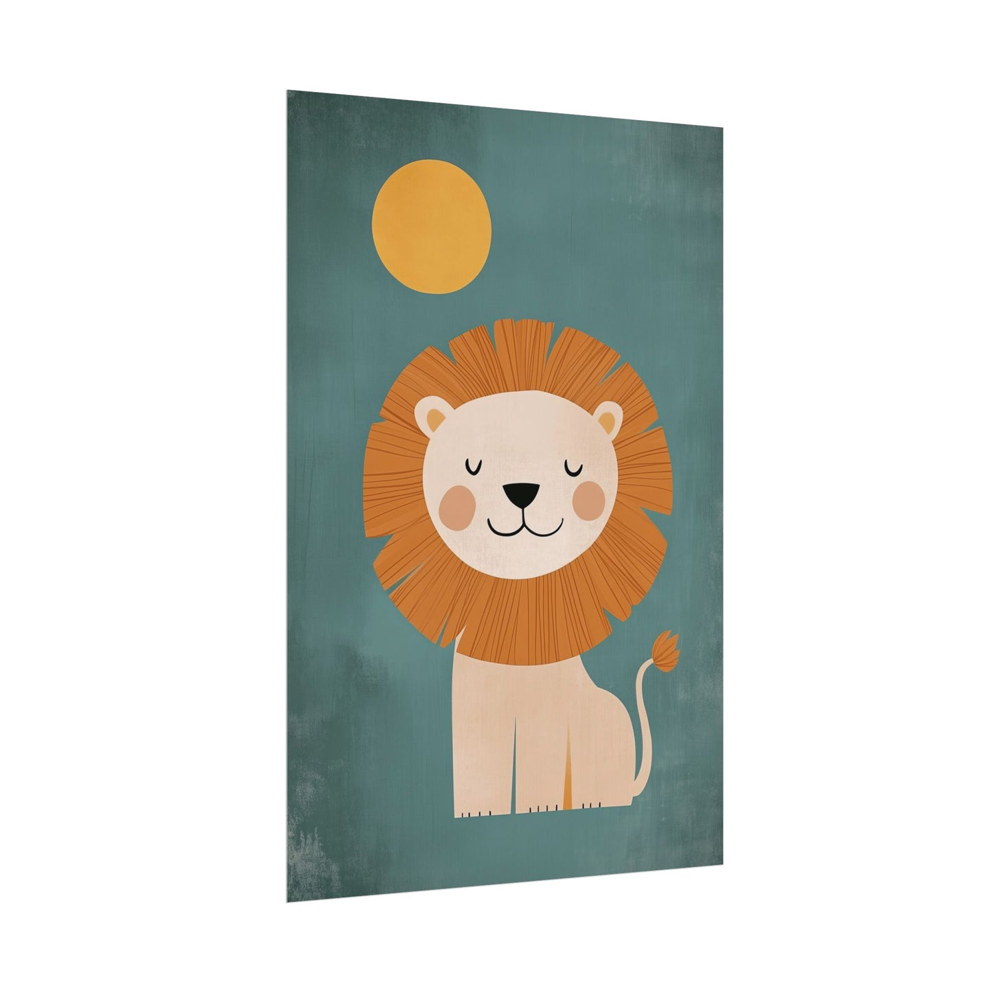 Kids Wall Art Poster Serene Lion (20030)